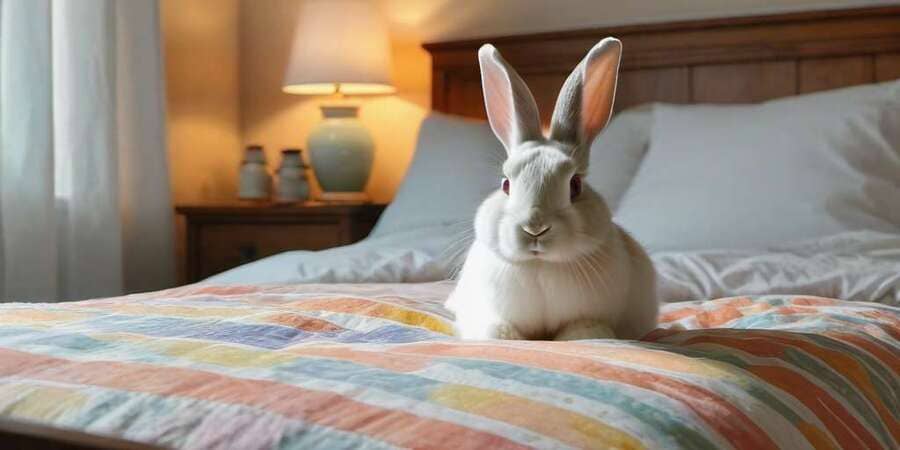 Porque mi conejo se sube a mi cama Porque mi conejo se sube a mi cama